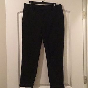 Black chino pants. Liz Claiborne.